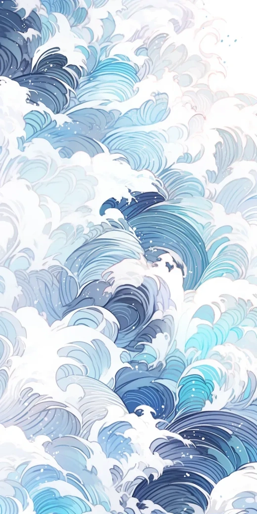 風(fēng)暴海浪與旋渦雪：維維安石、靛藍(lán)和紫晶的色彩交織
