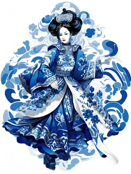 古風(fēng)京劇少女：粗獷美學(xué)與傳統(tǒng)元素的融合