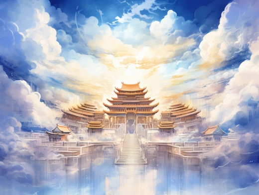 寫意古風建筑