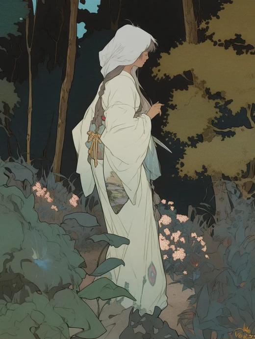 黑森林中的妖艷女鬼，守護(hù)著花田少女