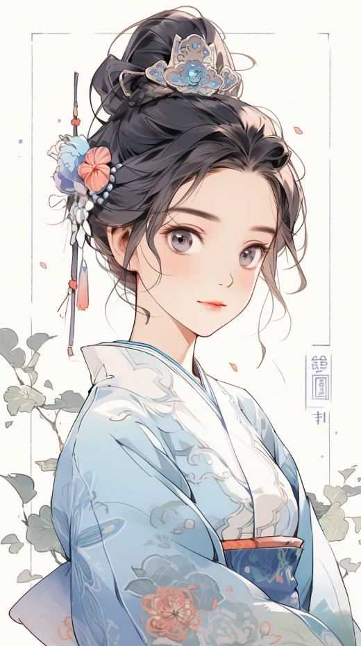 根據您提供的關鍵詞，我為您設計了一個中文標題：**藍調美人：貝卡·Doodlefly的Grunge風格插畫與emoji藝術裝置**