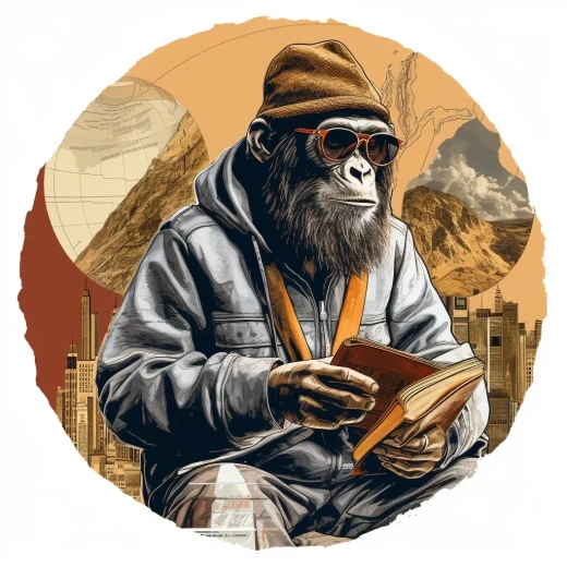 世界历史大事集锦：战争与发现，猩猩戴眼镜读报