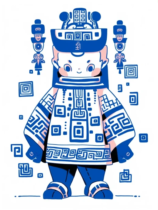 古代中國將軍的漫畫形象：古典之美與朋克風潮的碰撞