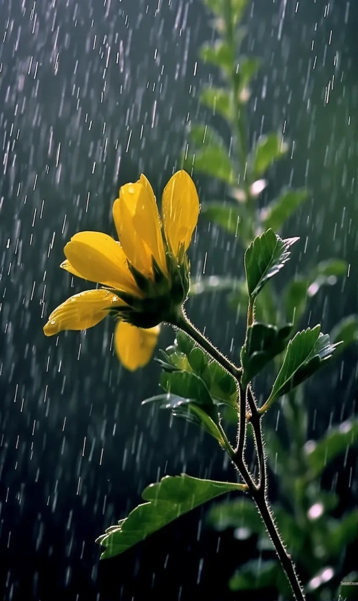 雨中黃花：自然與藝術的交融