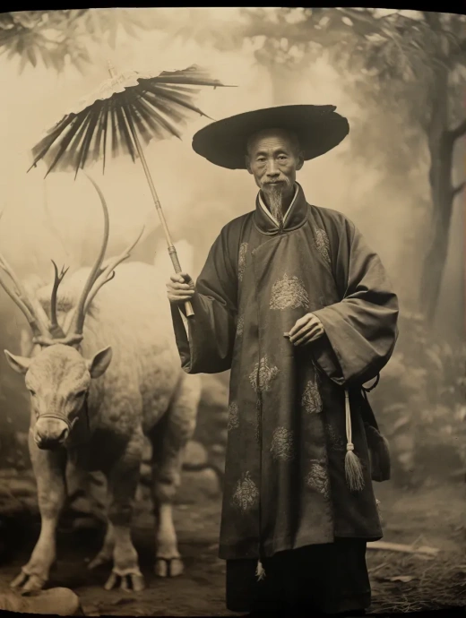 一張清代的老照片，一