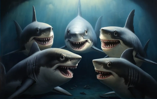 年轻五鲨：遇见怪兽公司风格的对话