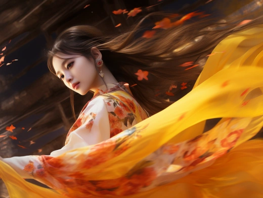寫意古風美女