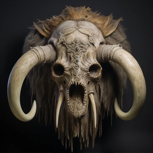 猛犸象面具：神秘的史前文物