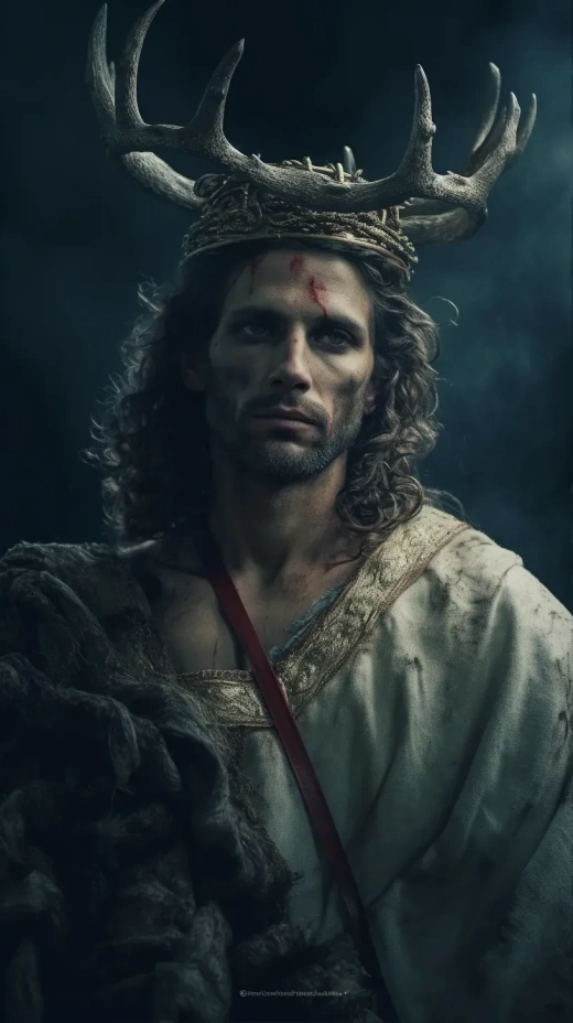 耶稣王冠荆棘，怀抱羔羊高清影片