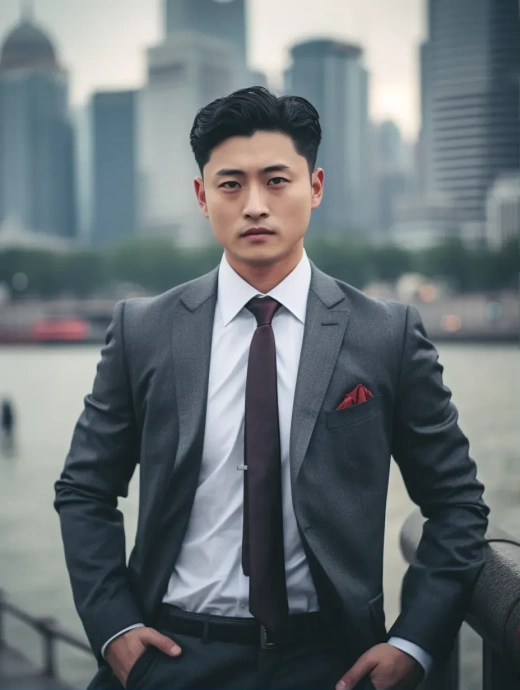 男士在上海灘
