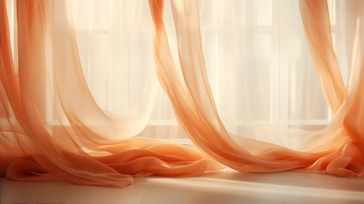 客厅抽象模糊窗帘装修设计——16:9比例，750帧