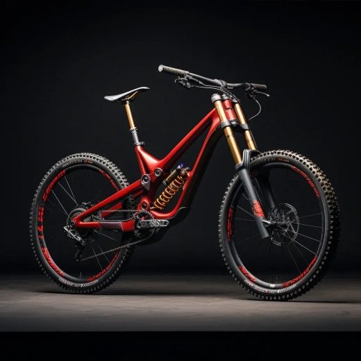 红色巨山自行车：Yoann Lossel与Tetsuya Nomura新作，惊艳产品摄影作品