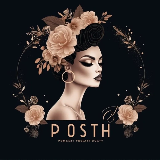 美麗品牌Posh Beauty的精美LOGO設計