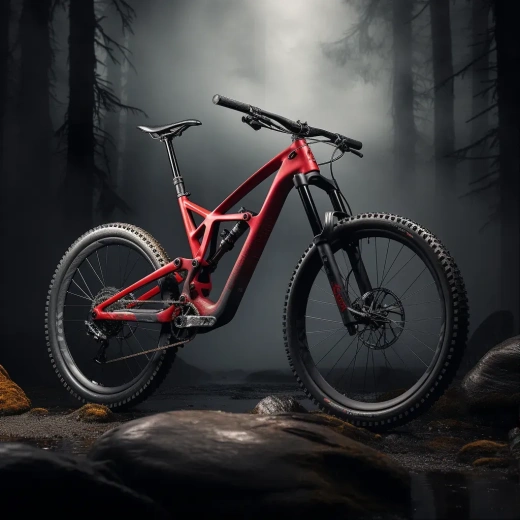 红色巨山自行车：Yoann Lossel与Tetsuya Nomura新作，惊艳产品摄影作品