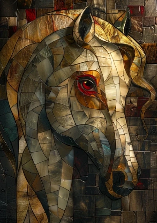 神秘幻想世界-包含神馬、獨角獸和古埃及女祭司等形象 - 第3685期