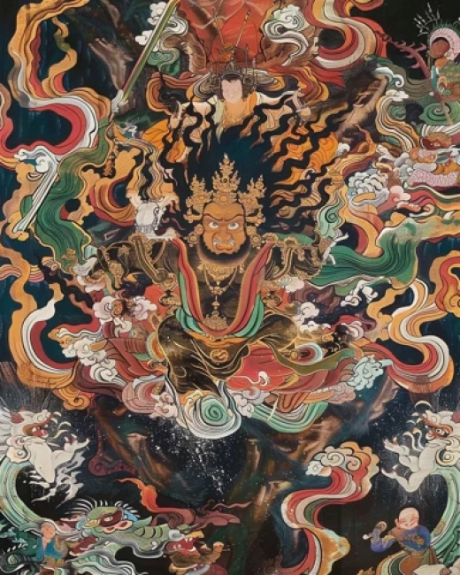 中國神話藝術畫集-神話題材的古代繪畫作品 - 第0964期