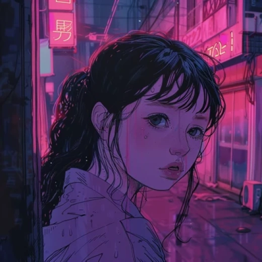 霓虹色動漫街頭藝術集合-獨特的霓虹色風格動漫插畫 - 第6439期