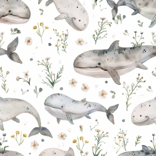 海洋冒險可愛魚圖案-浪漫海底世界精美插畫集 - 第8250期