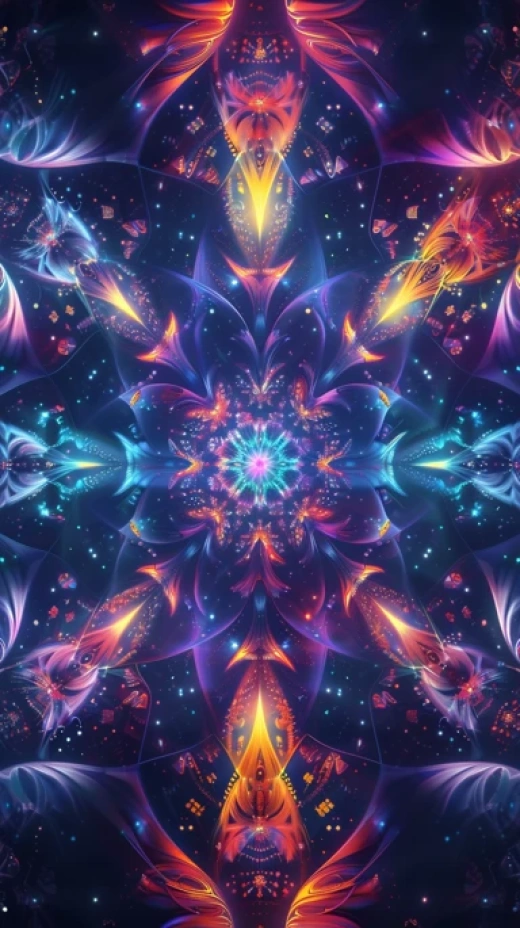 神秘女神主題背景圖集-靈感源自神秘幾何學和視覺藝術 - 第3521期
