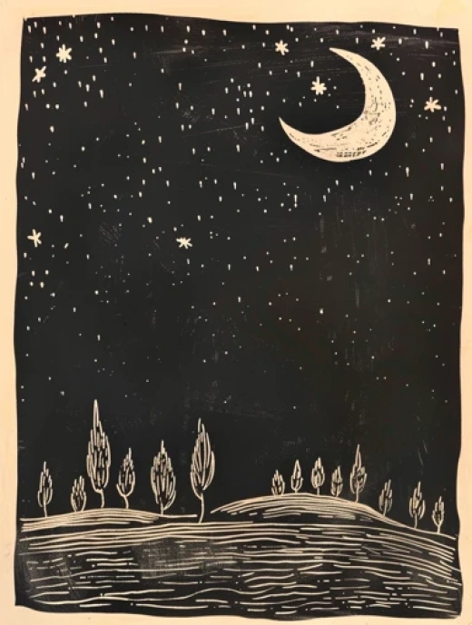 夢幻星空插畫集-星軌、行星、云霧飄渺的幻想視覺 - 第1905期