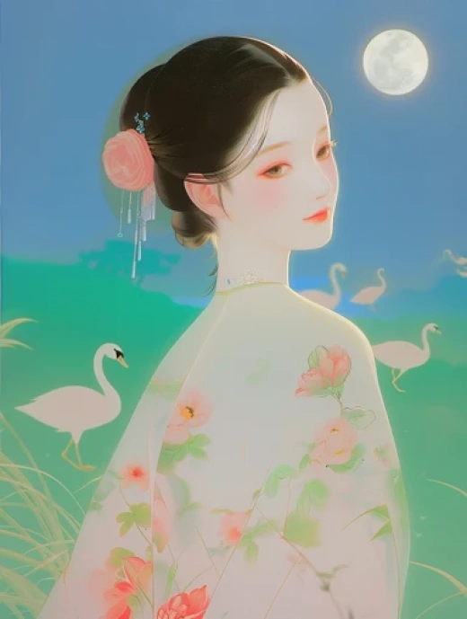 中國風(fēng)女孩插畫集合-夢幻唯美的中國風(fēng)女孩插畫作品 - 第2564期