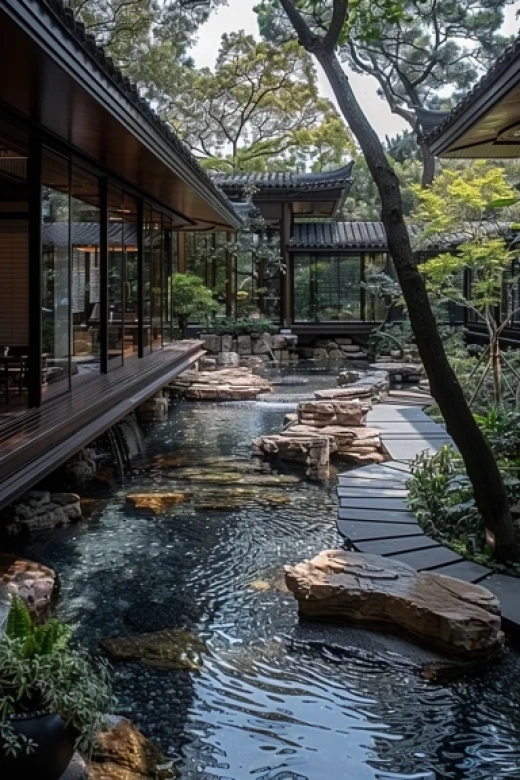 日式現(xiàn)代庭院設(shè)計圖片集合-展示京都傳統(tǒng)建筑和中式庭院 - 第7295期
