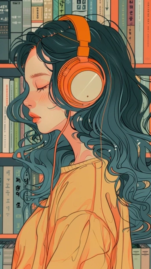 韓式插畫女孩系列-現代藝術風格的韓國女性形象 - 第6923期