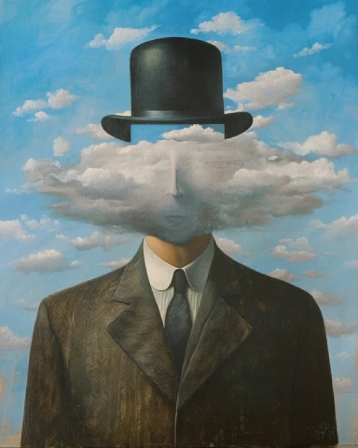 夢幻奇幻插畫集-探索Rene Magritte風格的超現實主義插畫 - 第4023期