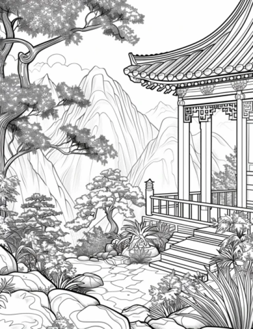 森林動(dòng)物王國(guó)-簡(jiǎn)約線(xiàn)條描繪的森林生態(tài)景觀 - 第5308期