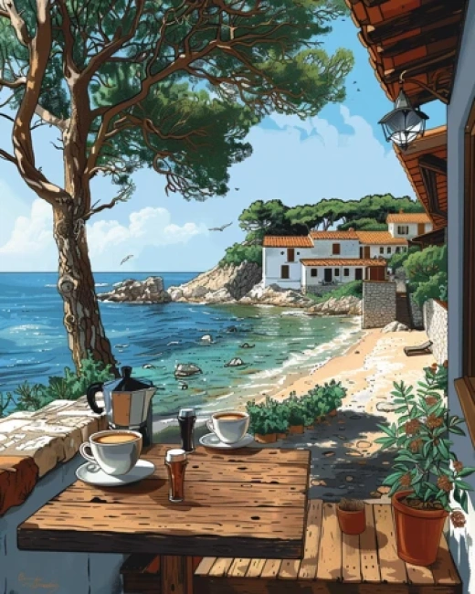 浪漫海灘度假圖片集合-法國浪漫晚餐、希臘咖啡館、墨西哥海濱別墅 - 第1872期