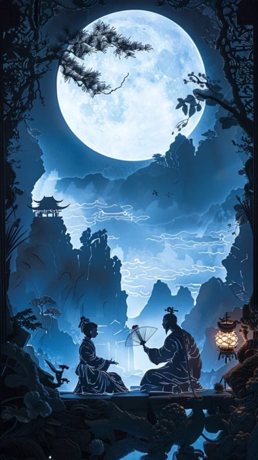 中國風夜景插畫集 - 第9254期