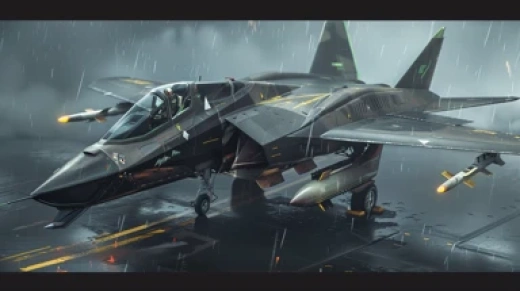 未來戰爭中的飛行戰斗機3D圖集 - 第7120期