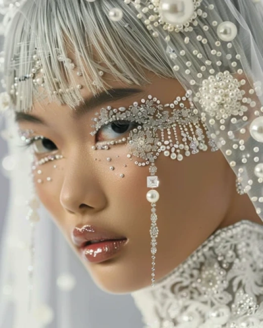 時尚藝術(shù)攝影合集-璀璨白色虹彩與中國元素的奇幻碰撞 - 第9472期