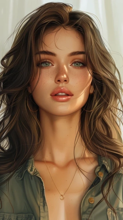 亞洲女性卡通頭像-展示女性之美的數字繪畫頭像 - 第7951期