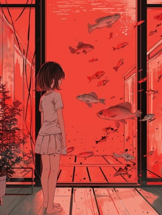 少女機器人漫畫畫集-浪漫的賽博朋克風格插畫作品 - 第5167期