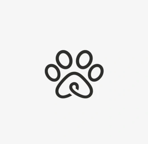 狼爪印簡約Logo設計集 - 第7294期