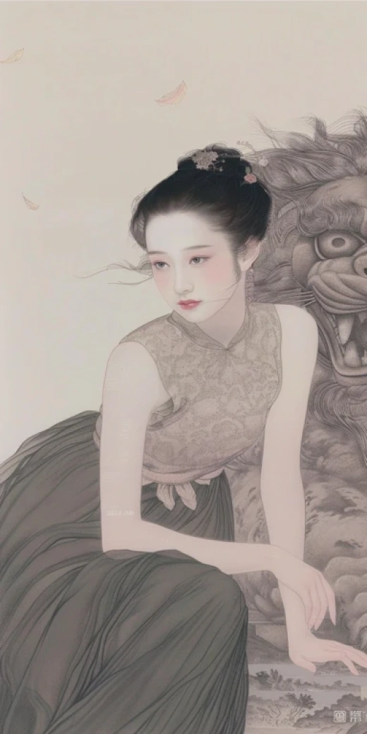 東方風格女性肖像畫集-描繪日本風情和中國傳統(tǒng)元素的繪畫藝術 - 第9325期