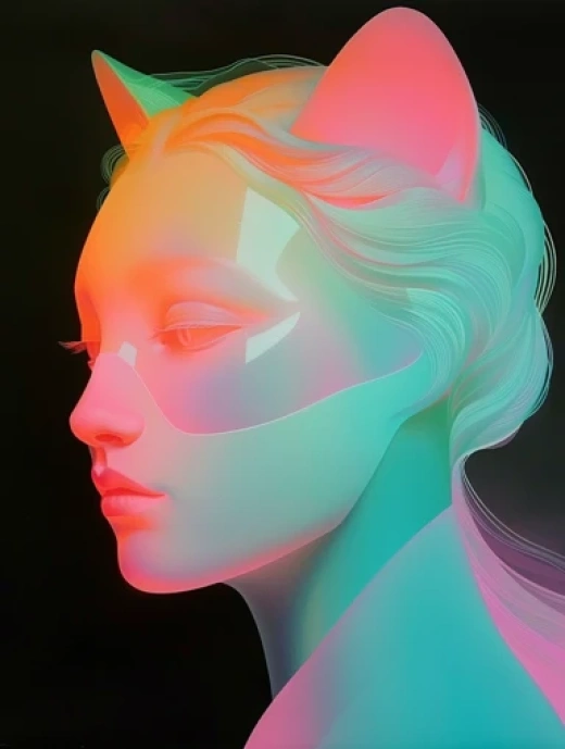 奇幻迷幻藝術海報設計-展現未來感和神秘感的極簡主義海報 - 第0681期