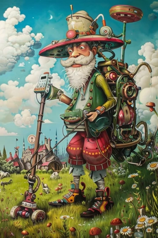 超大嬉皮機器人群-展示獨特繪畫風格和多樣藝術主題 - 第6547期