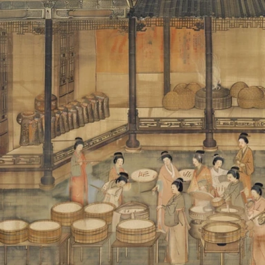 傳統(tǒng)中國畫風(fēng)格圖片集合-古代宮廷場景、醫(yī)生診斷病情、日本屏風(fēng)等 - 第3617期