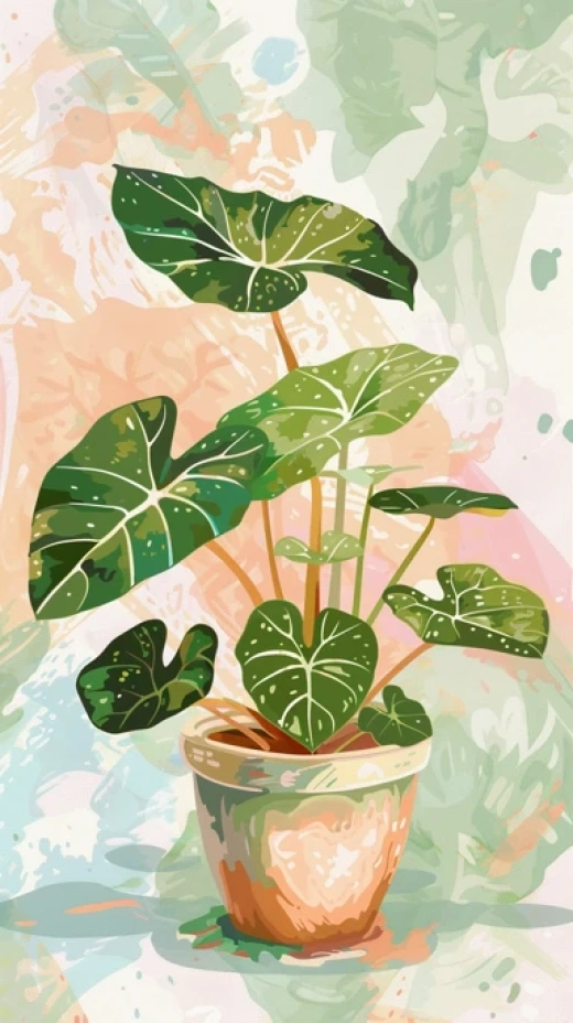 熱帶植物拼貼藝術作品集 - 第2791期