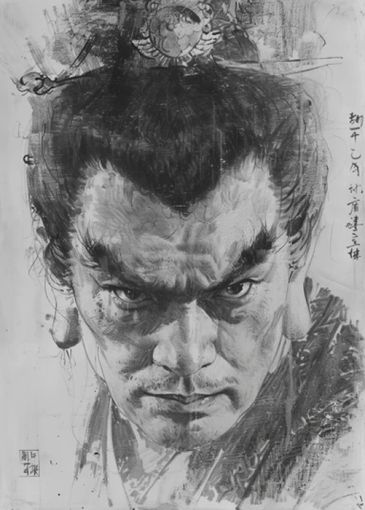 中國傳統藝術畫作集合-唐代壁畫、五福神、武士頭像、觀音坐姿 - 第7189期