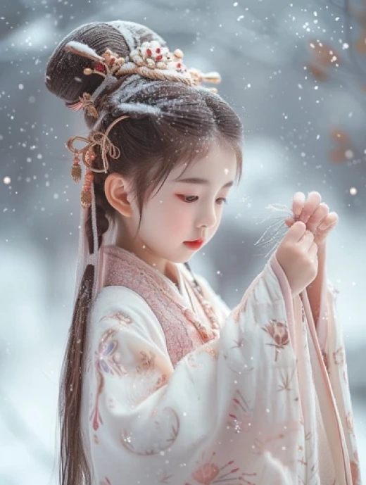 唐宋風(fēng)少女插圖-古風(fēng)兒童插畫集合 - 第0279期