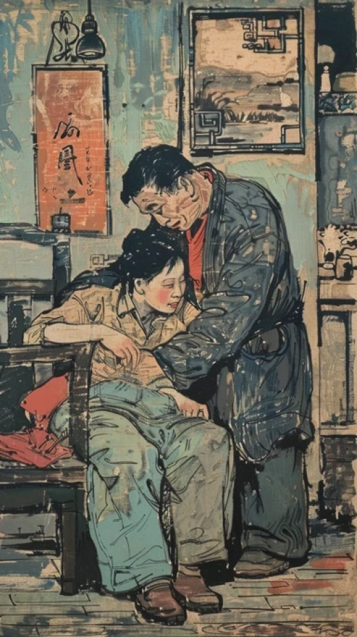 幸福中國家庭油畫集合-描繪家庭溫馨場景 - 第1675期