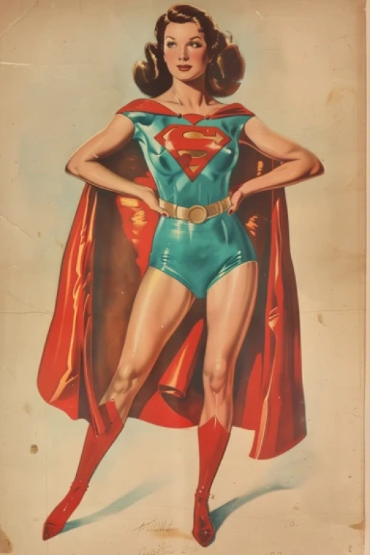 動感超級女英雄圖片系列-融合Wonder Woman和Supergirl的風采 - 第5309期