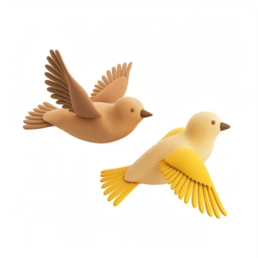 抽象鳥巢插圖合集-展示愛鳥的插圖和徽標設計 - 第5367期
