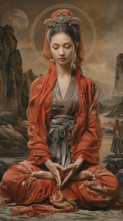 中國神話幻想藝術畫集-描繪中國古代神話故事和幻想人物的藝術作品 - 第2853期