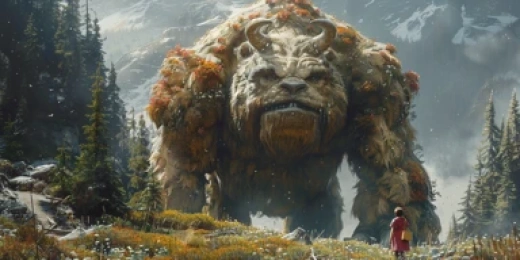 神秘幻想世界圖片集合-包含巨人、部落神祇和魔法森林等幻想元素 - 第2471期