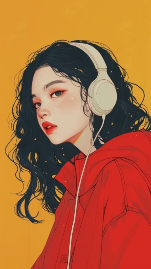 韓式lofi女孩自我提升插畫合集 - 第4869期