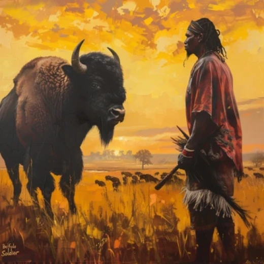 美国西部牛仔画风图片集合-马尼亚德·迪克森风格的油画作品 - 第2385期